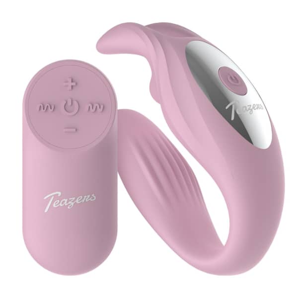 Teazers – Bunny Couple Vibrator with Remote – Pink
