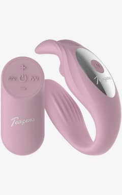 Njutningsleksaker Teazers – Bunny Couple Vibrator with Remote – Pink