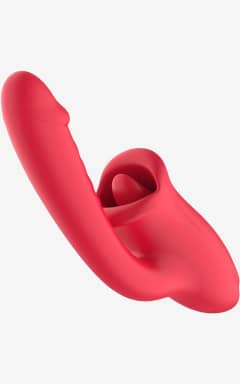 Njutningsleksaker Teazers - Dildo with Clitoris Stimulator