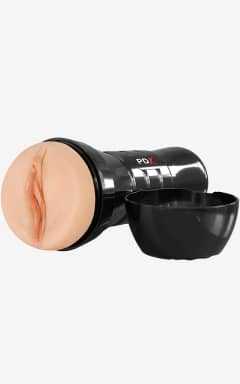 Alla PDX Extreme - Wet Pussies - Super Juicy Snatch XXL - XXL lösvagina med 24 cm djup och rymlig känsla för extra fylld njutning. Vattenaktiverad självglid och ställbart sug ger lekfullt tajt vakuum, om och om igen.