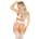 Leg Avenue - Bra Top, String and Garter Belt Stockings White