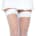Leg Avenue - Nylon Fishnet Thigh Highs White
