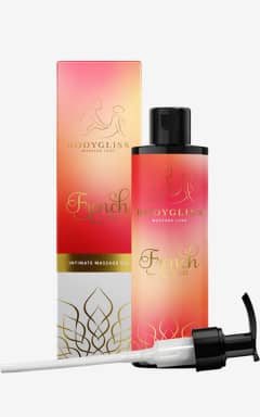 Anal Leksaker BodyGliss - French Kiss Massage Lube - 150 ml - Silkeslent glid som varar länge och känns lyxigt utan att kladda. Doft av neroli, funkar för massage och intimt mys - med kondom och de flesta leksaker.