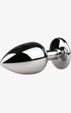 Anala Sexleksaker EasyToys Anal - Metal Butt Plug Silver/Pink - L