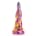 Creature Cocks - Enchanting Rainbow Glass Dildo - Yellow & Pink