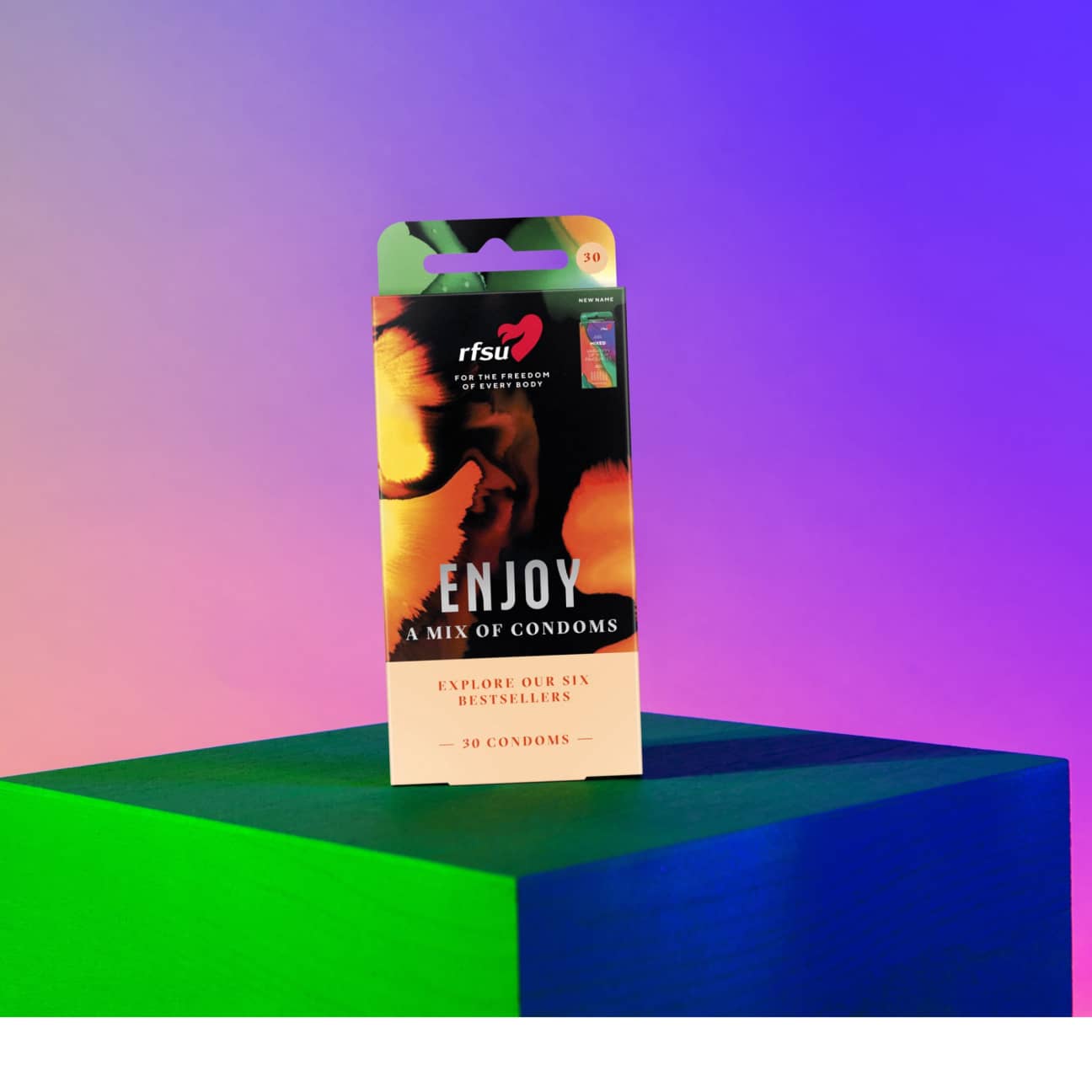 RFSU Enjoy 30-pack detaljbild förpackning