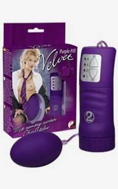 Vibratorägg Purple Pill Velvet