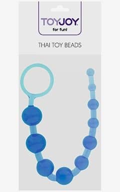Analplugg  & Buttplug Analkulor Oriental Jelly Butt Beads blue