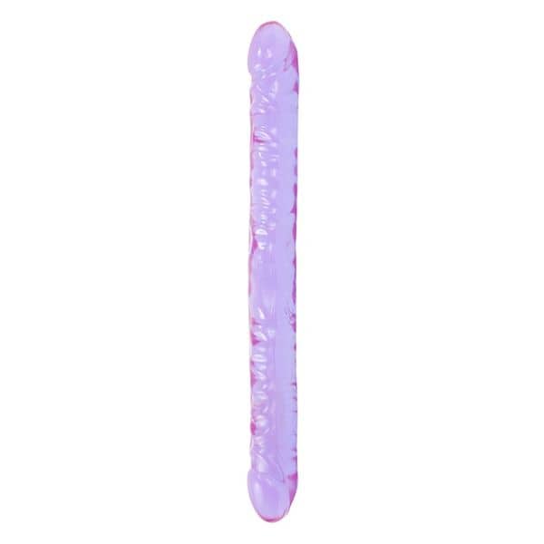 Crystal Jellies 18 " Double Dong - Lila