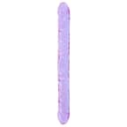Crystal Jellies 18 "  Double Dong - Lila