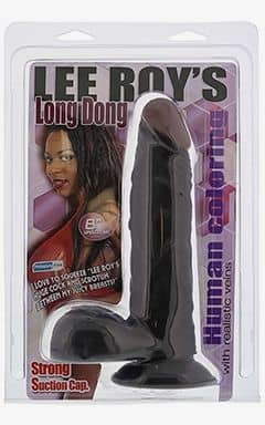 Dildo Lee Roys Long Dong - Svart dildo