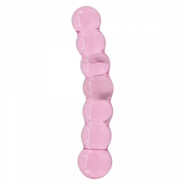 Glassy Rose Bubble Dildo