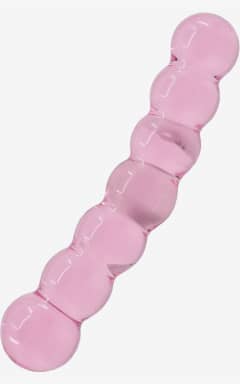 Njutningsleksaker Glassy Rose Bubble Dildo