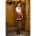 Reform School Girl Mini Skirt Red Medium