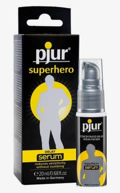 Lustökande & fördröjande Pjur Superhero Serum - 20 ml