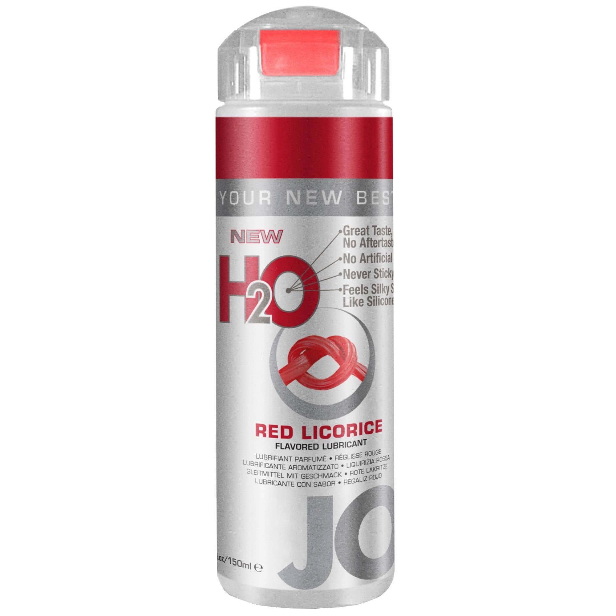 Лубрикант System JO H2O Flavored Малиновый сорбет, на водной основе, 30 мл JO30117 - System JO - Оральные смазки - Купить
