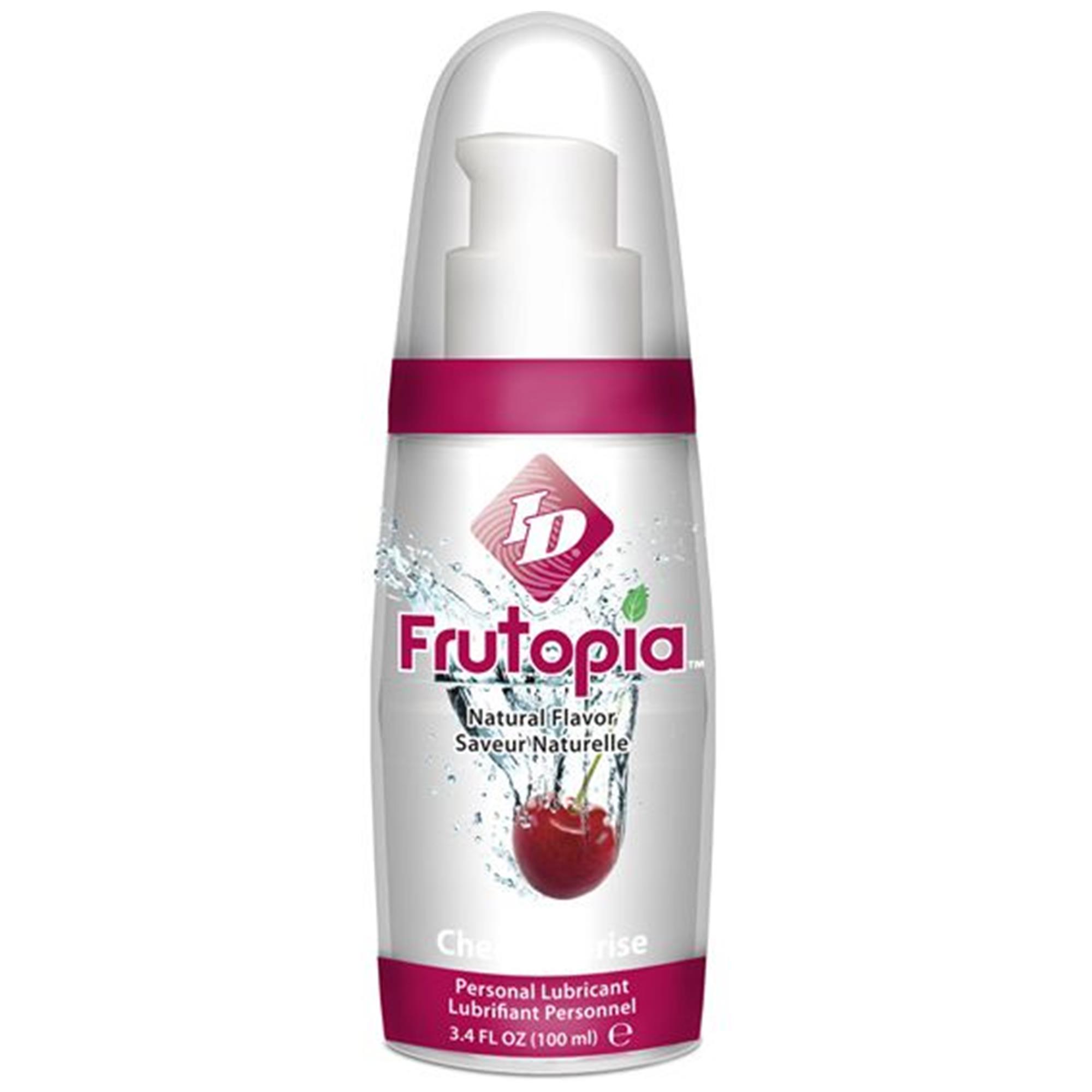 ID Frutopia Pump Cherry 100ml | Vattenbaserat glidmedel | Intimast