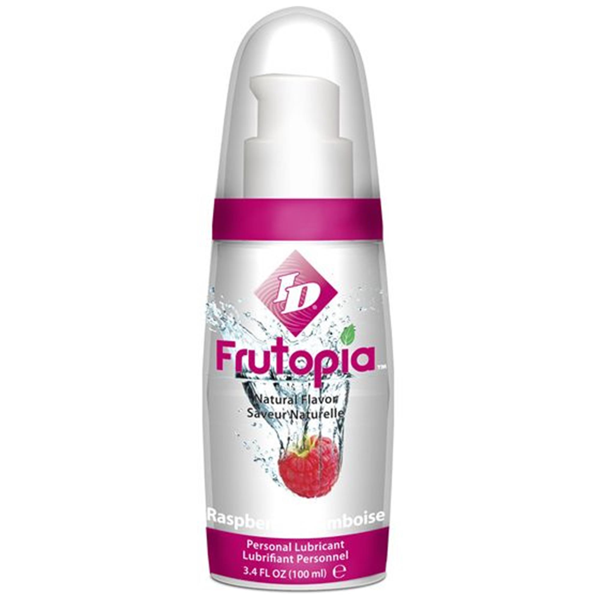 ID Frutopia Pump Raspberry 100ml | Vattenbaserat glidmedel | Intimast