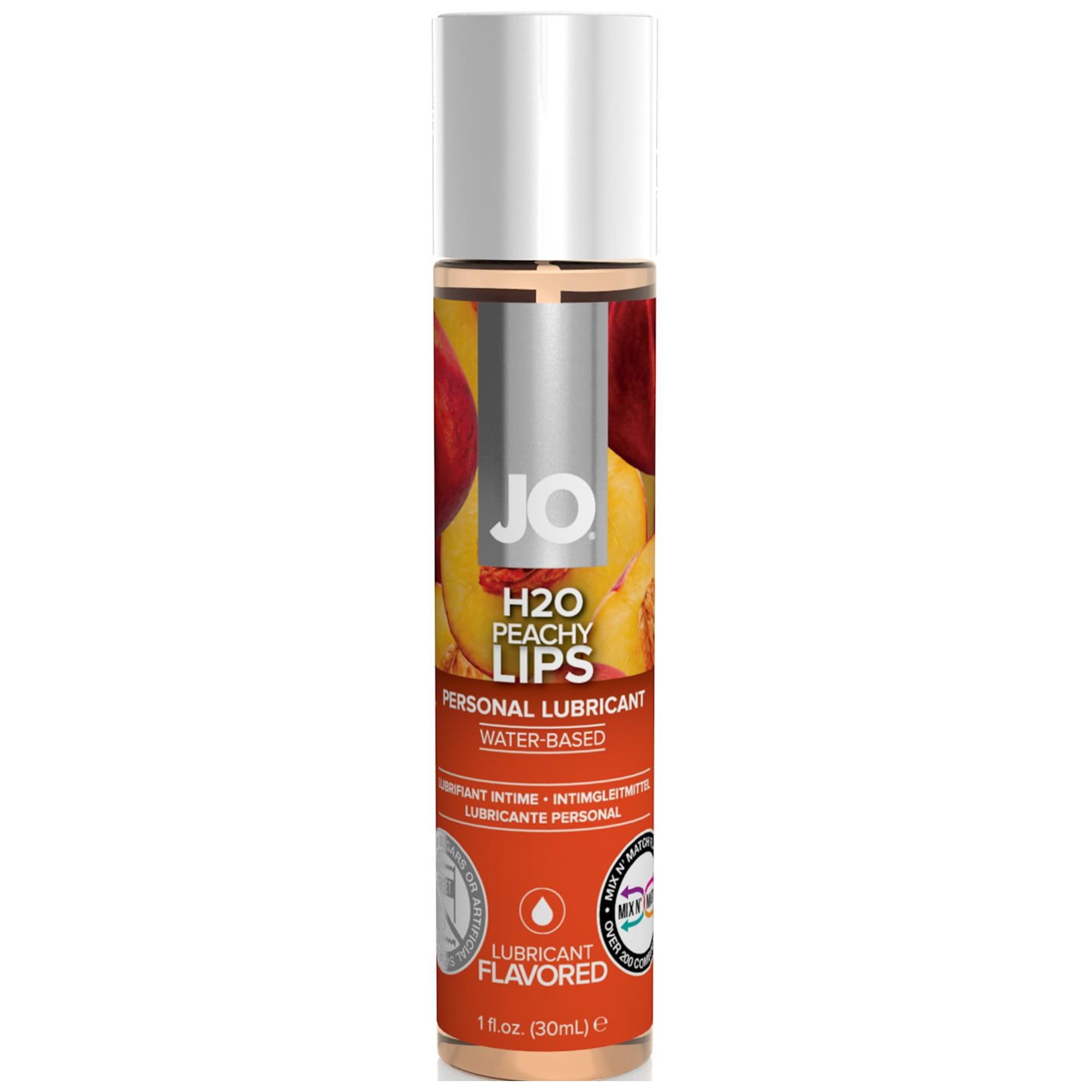 JO H2O Peachy Lips - 30 ml | Vattenbaserat Glidmedel | Intimast