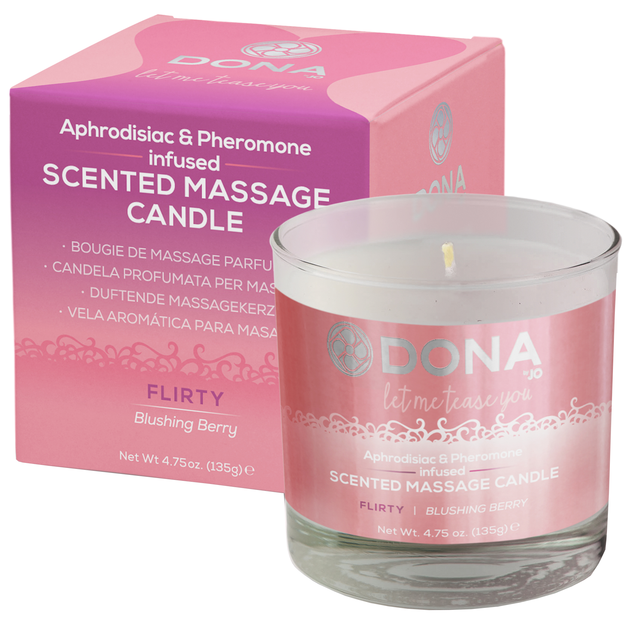 Dona scented massage candle - flirty Dona scented massage candle - flirty
