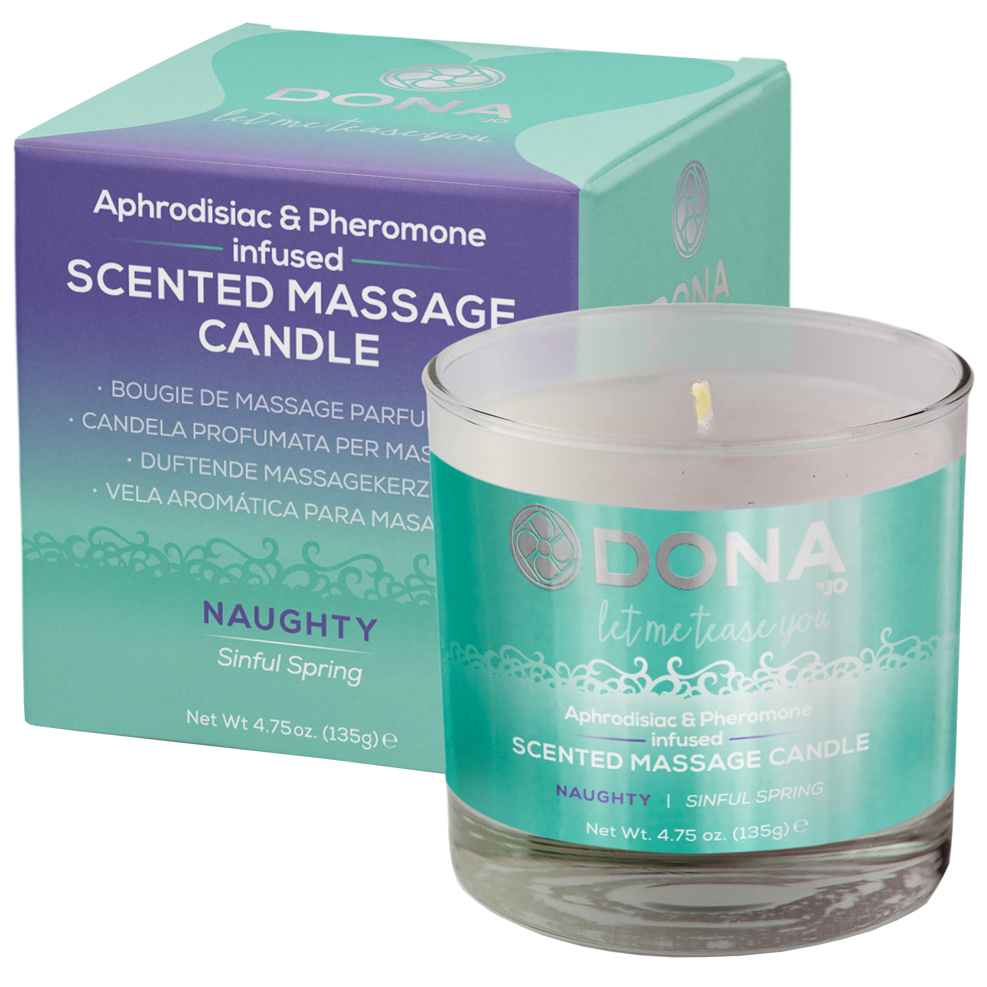 Dona scented massage candle - Naughty Dona scented massage candle - Naughty