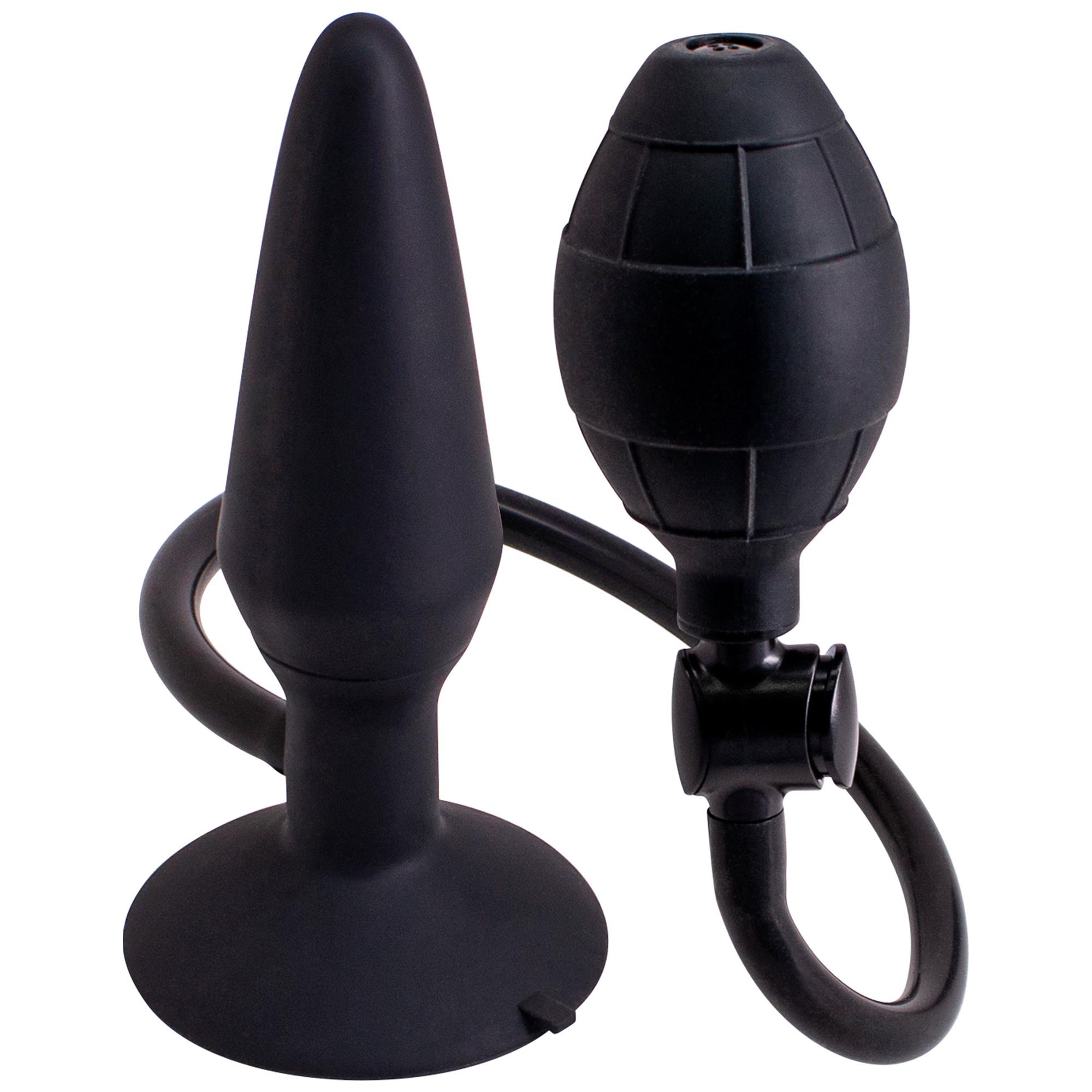 Inflatable Butt Plug Black M | Buttplug | Intimast