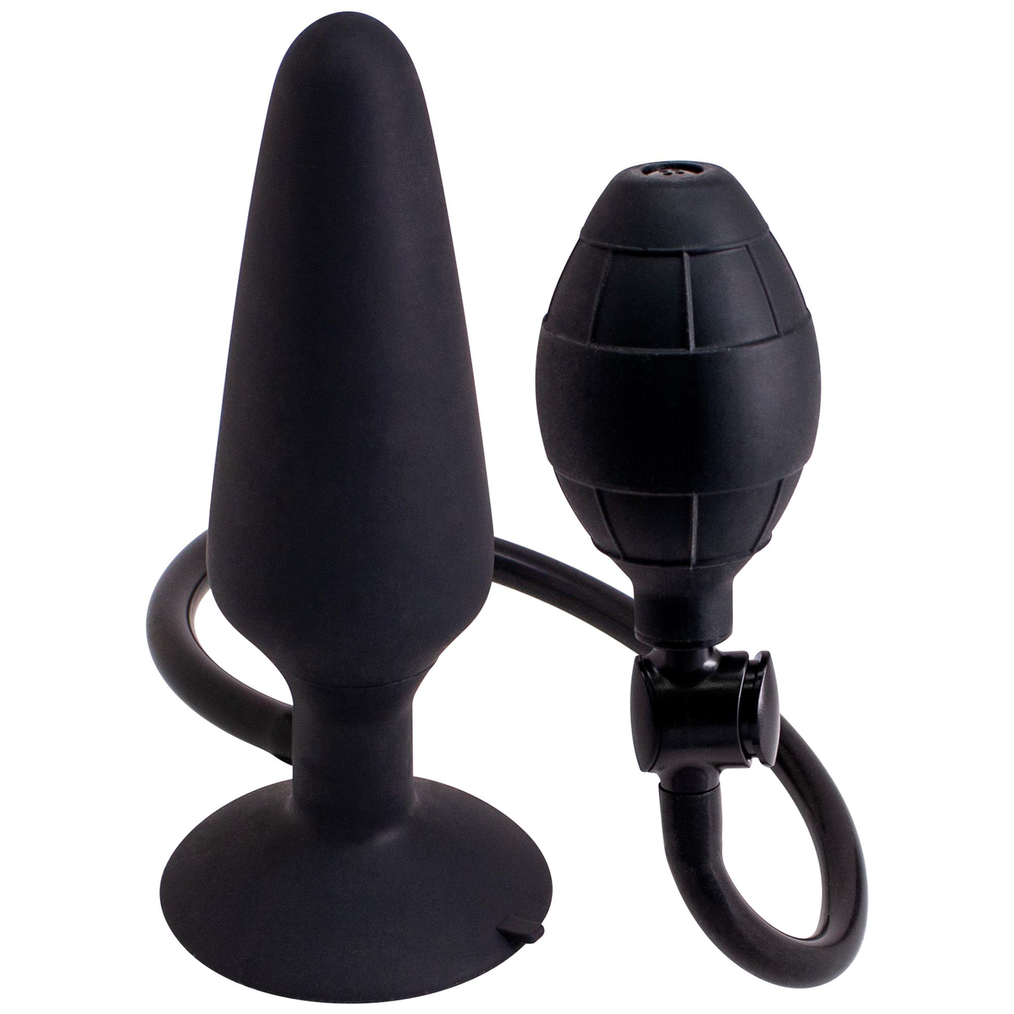 Inflatable Butt Plug Black L | Buttplug | Intimast