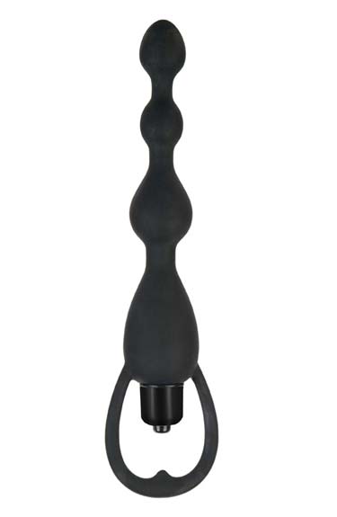 SILICON VIBRATING BEADS SVART SILICON VIBRATING BEADS SVART