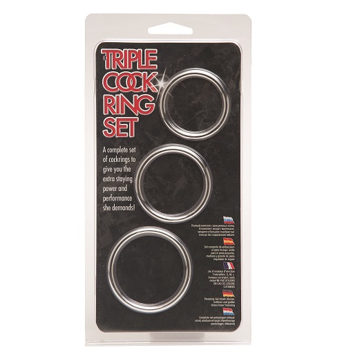 Triple Cock Ring set Triple Cock Ring set