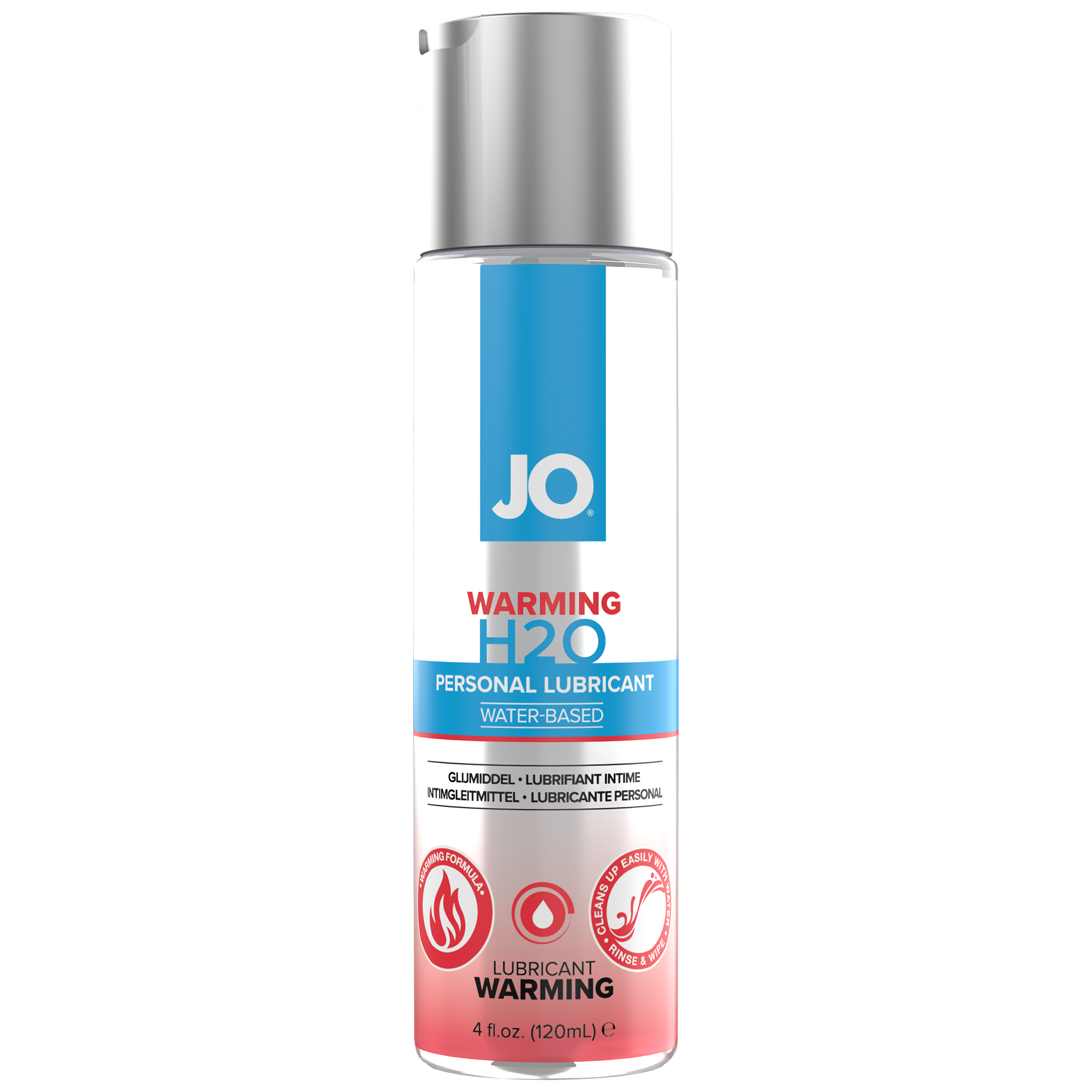 JO H2O Warming - 120 ml | Vattenbaserat glidmedel | Intimast
