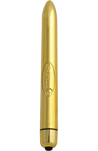 RO-150mm Slimline Gold Bullet Vibrator RO-150mm Slimline Gold Bullet Vibrator