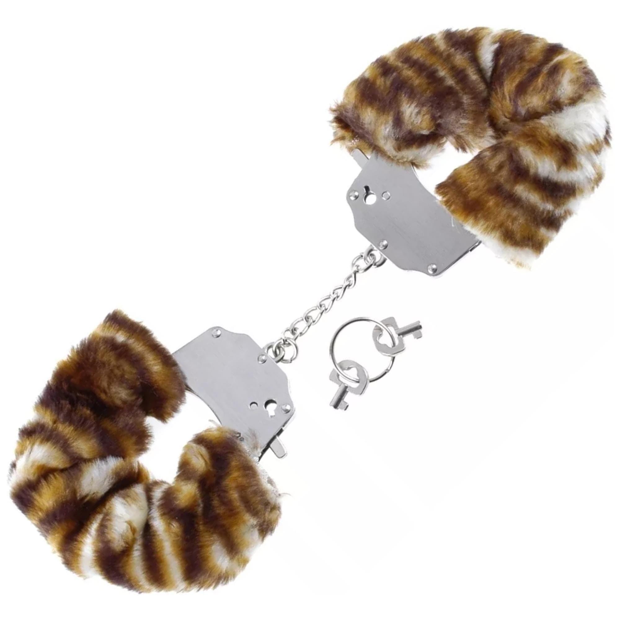 Furry Love Cuffs - Leopard | Handbojor | Intimast