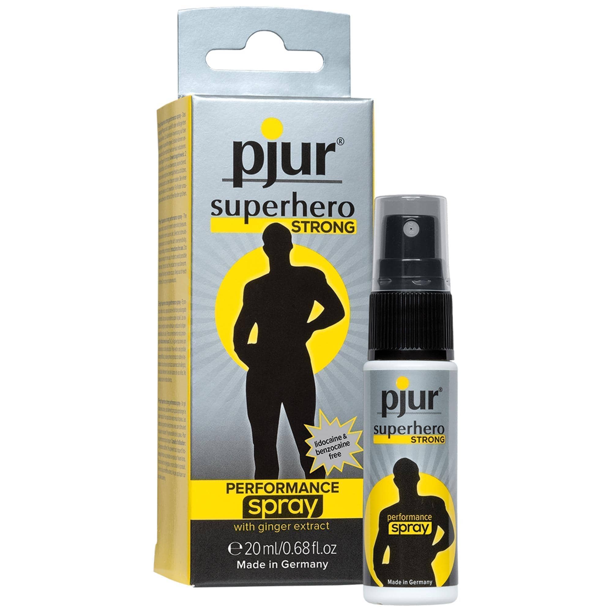 Pjur Superhero Strong - 20 ml | Fördröjningsspray | Intimast