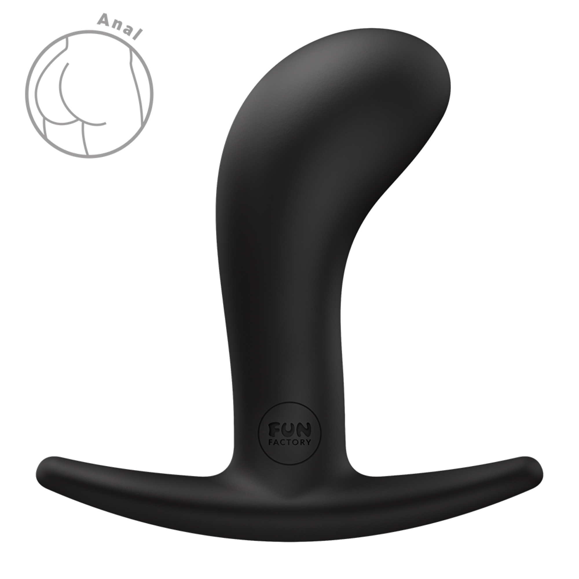 Fun Factory Bootie M - Black | Buttplug | Intimast