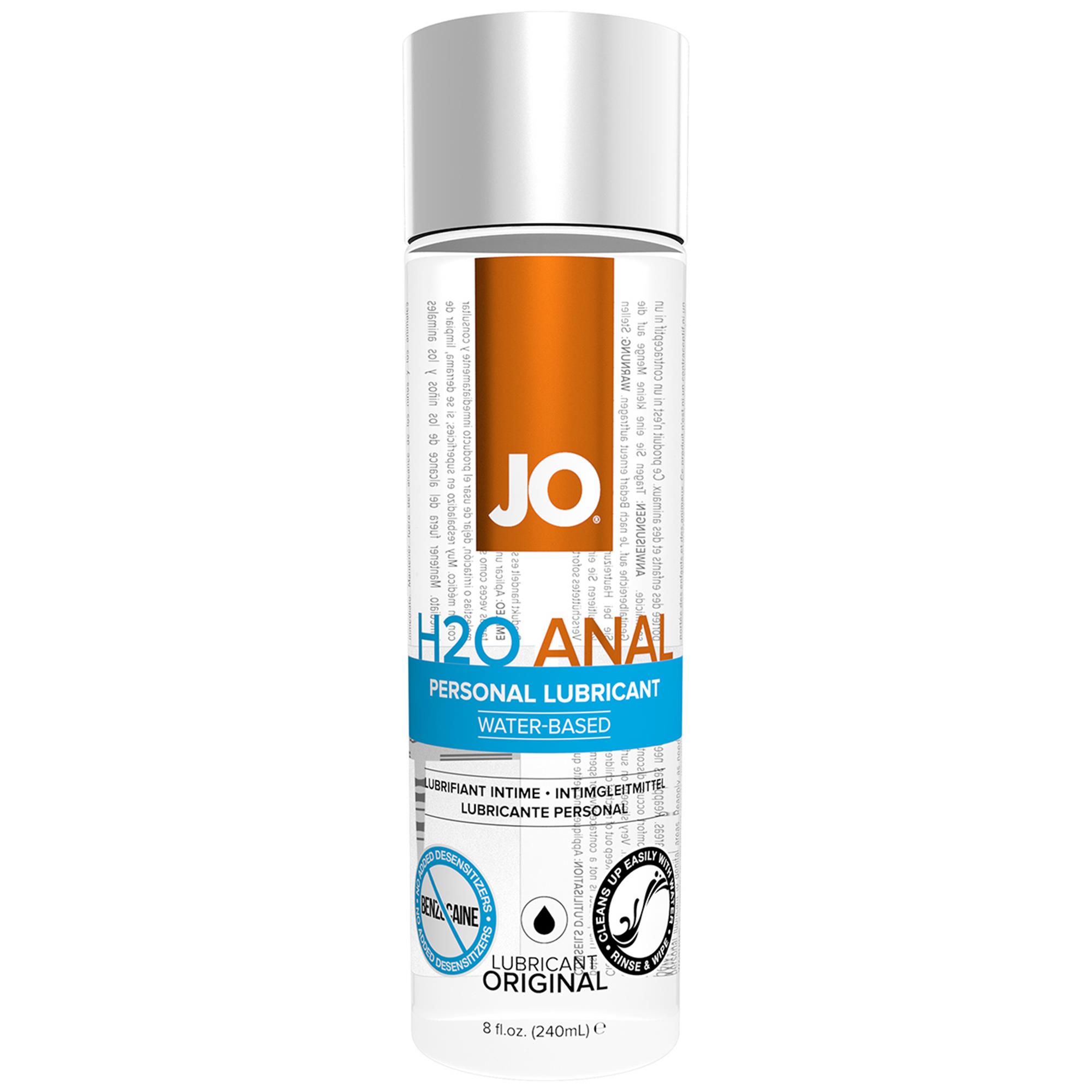 JO Anal H2O - 240 ml | Vattenbaserat analglidmedel | Intimast