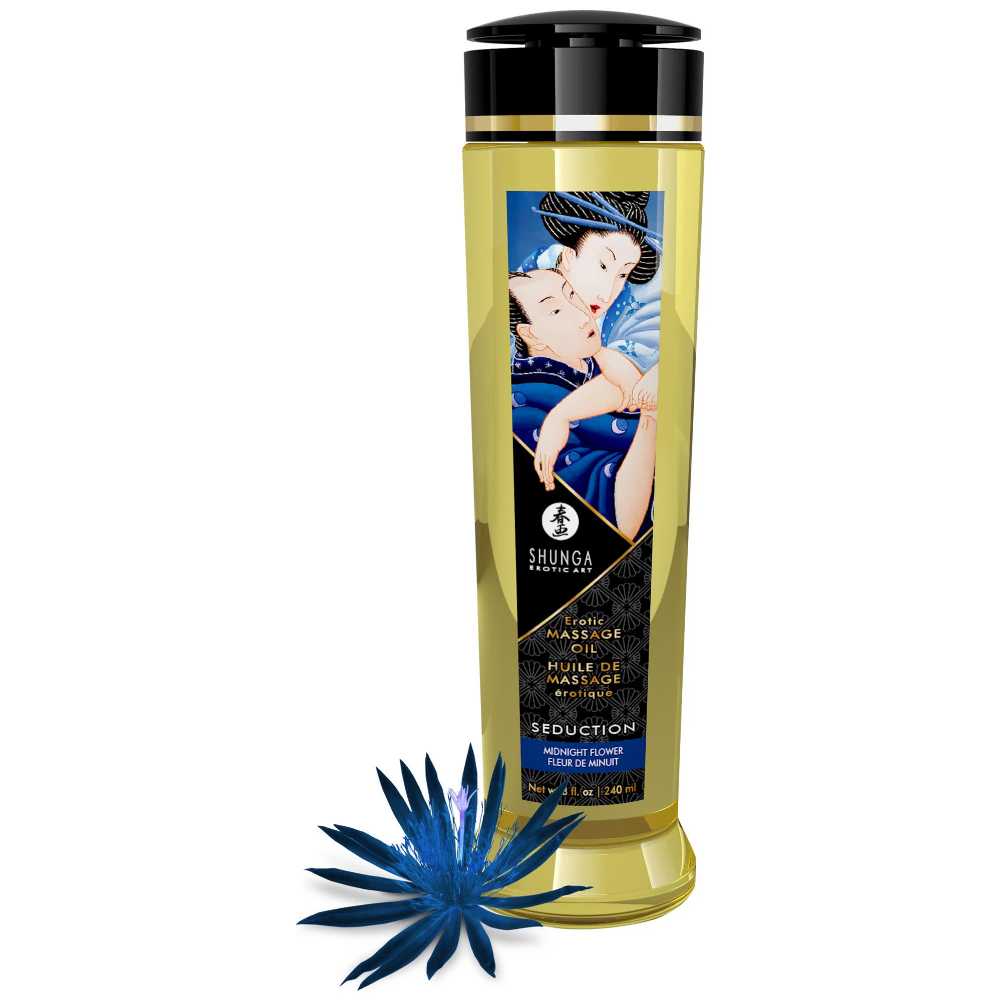 Massage Oil Seduction Midnight Flower | Massageolja | Intimast