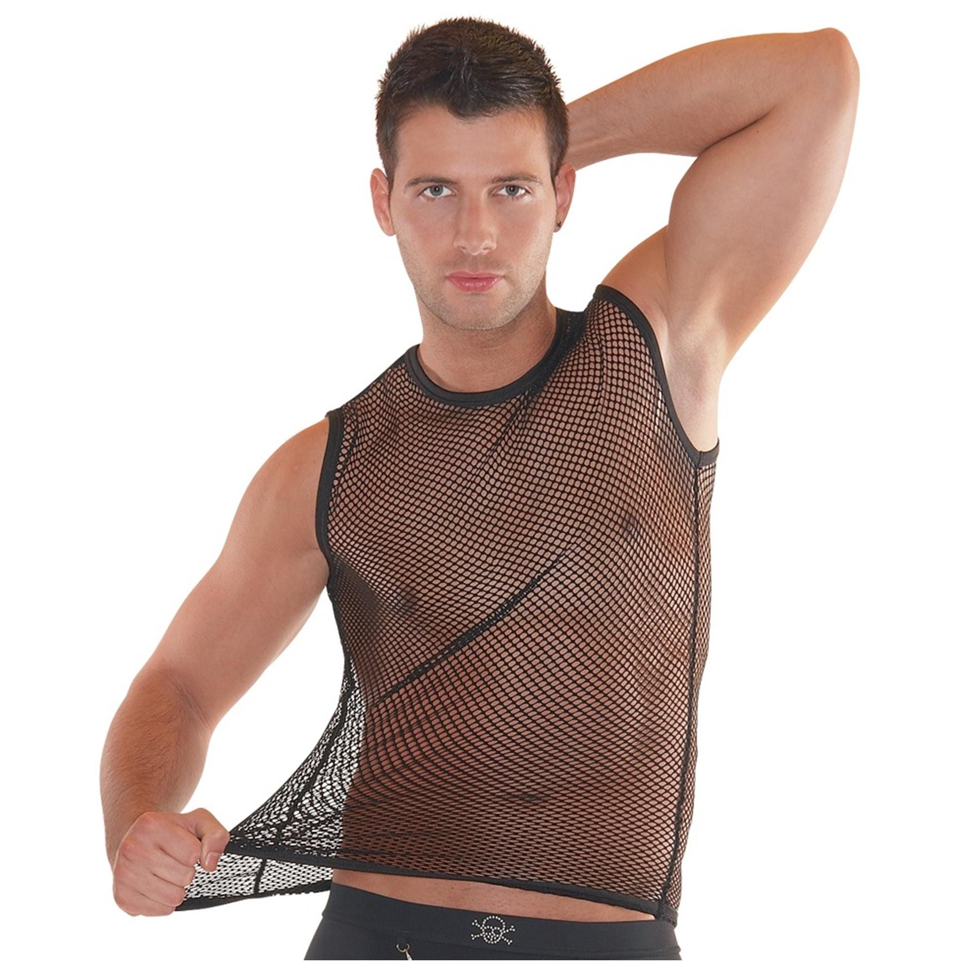 Net Tank Top Black XL/2XL | Sexigt för män | Intimast