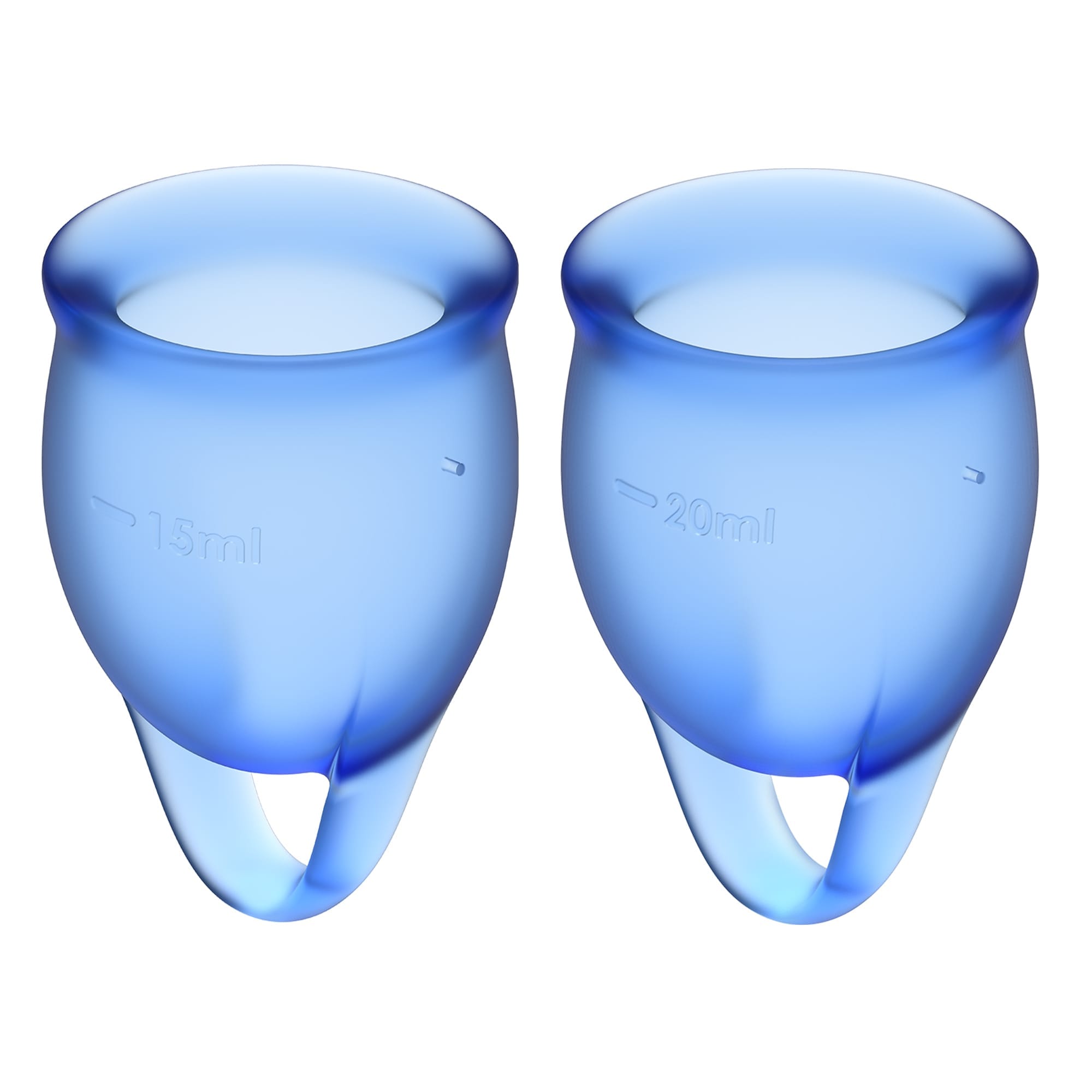 Satisfyer Feel Confident Menstrual Cups Blue | Menskopp | Intimast