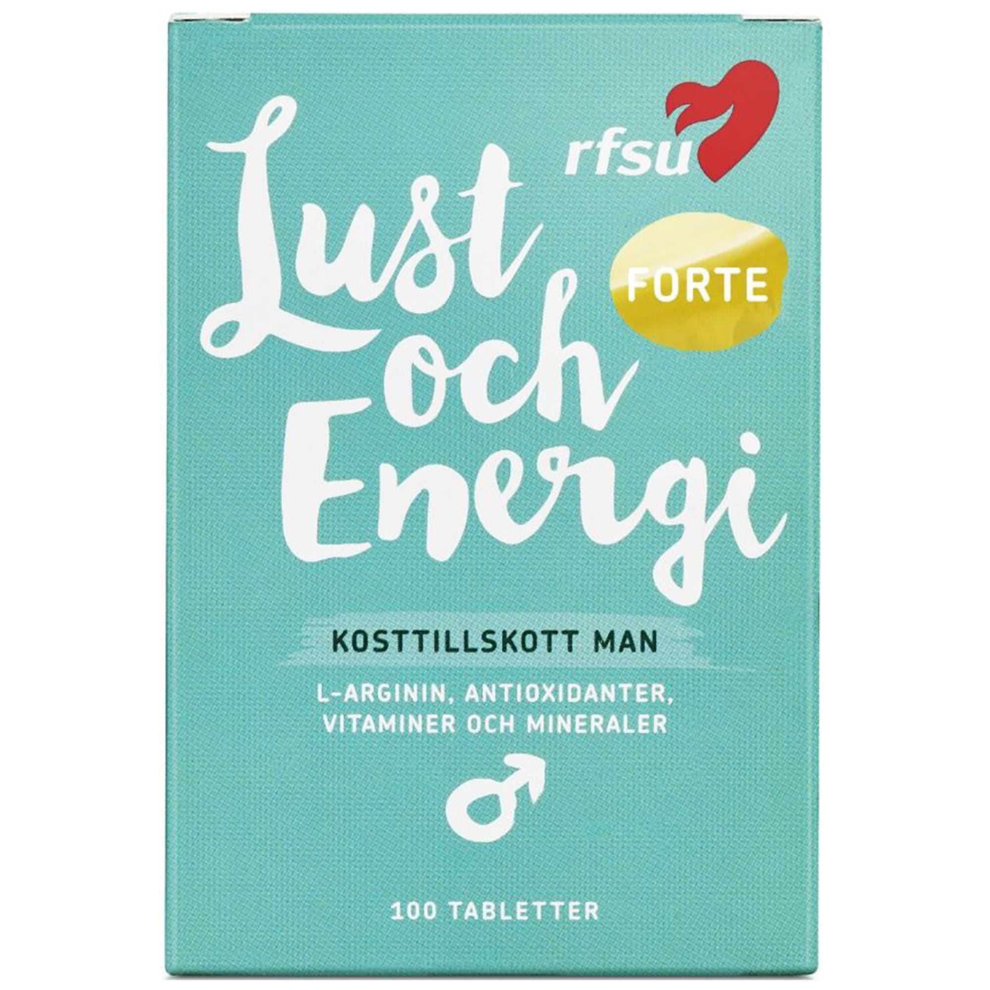 RFSU Lust & Energi man -  Kosttillskott Man | Lustökande - man | Intimast