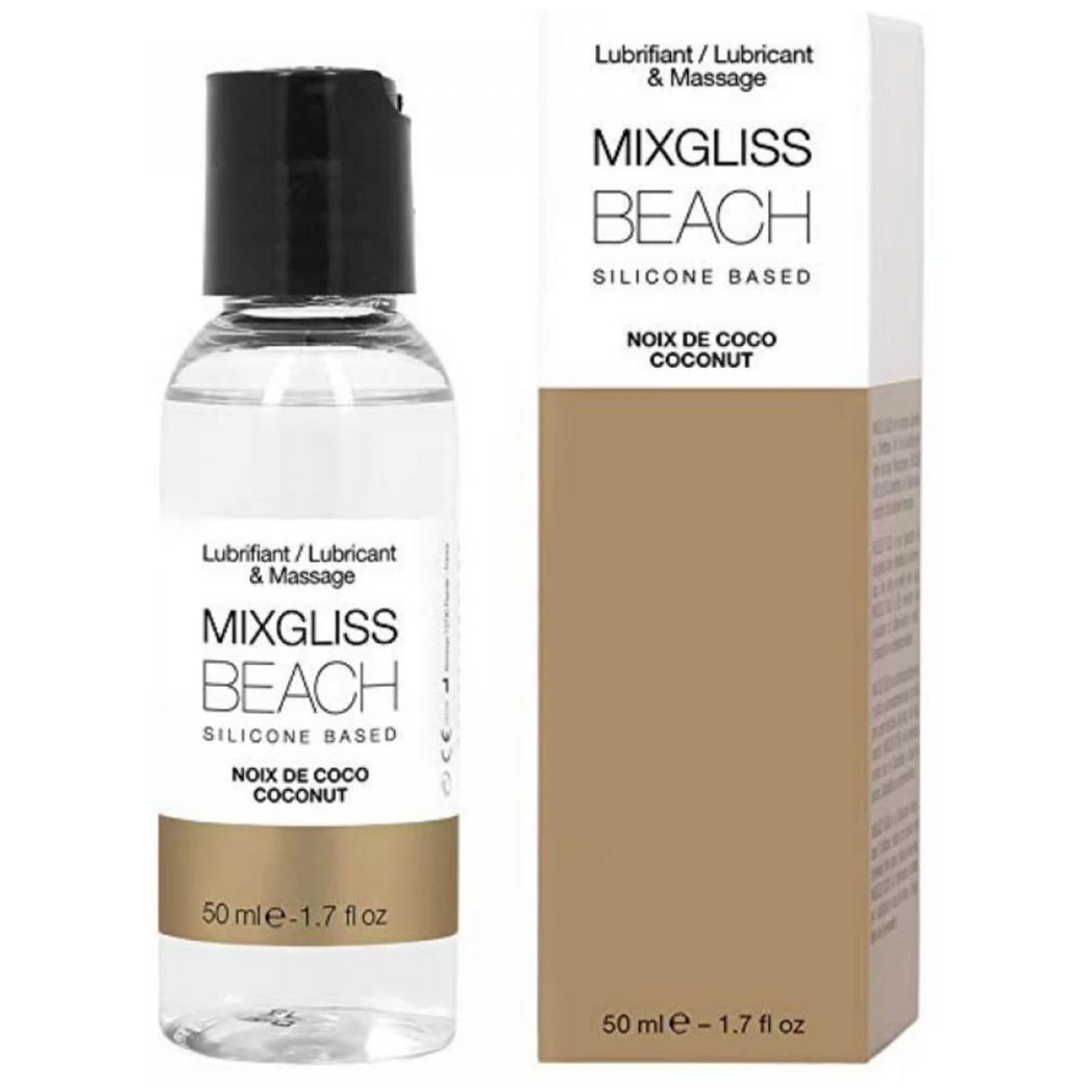 MIXGLISS Silicone Beach Coconut 50ml | Glidmedel Silikonbaserat | Intimast