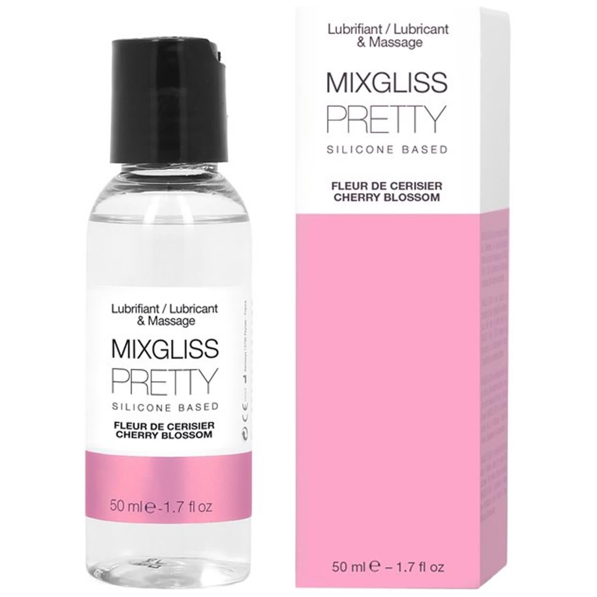 MIXGLISS Silicone Pretty Cherry Blossom 50ml | Glidmedel Silikonbaserat | Intimast