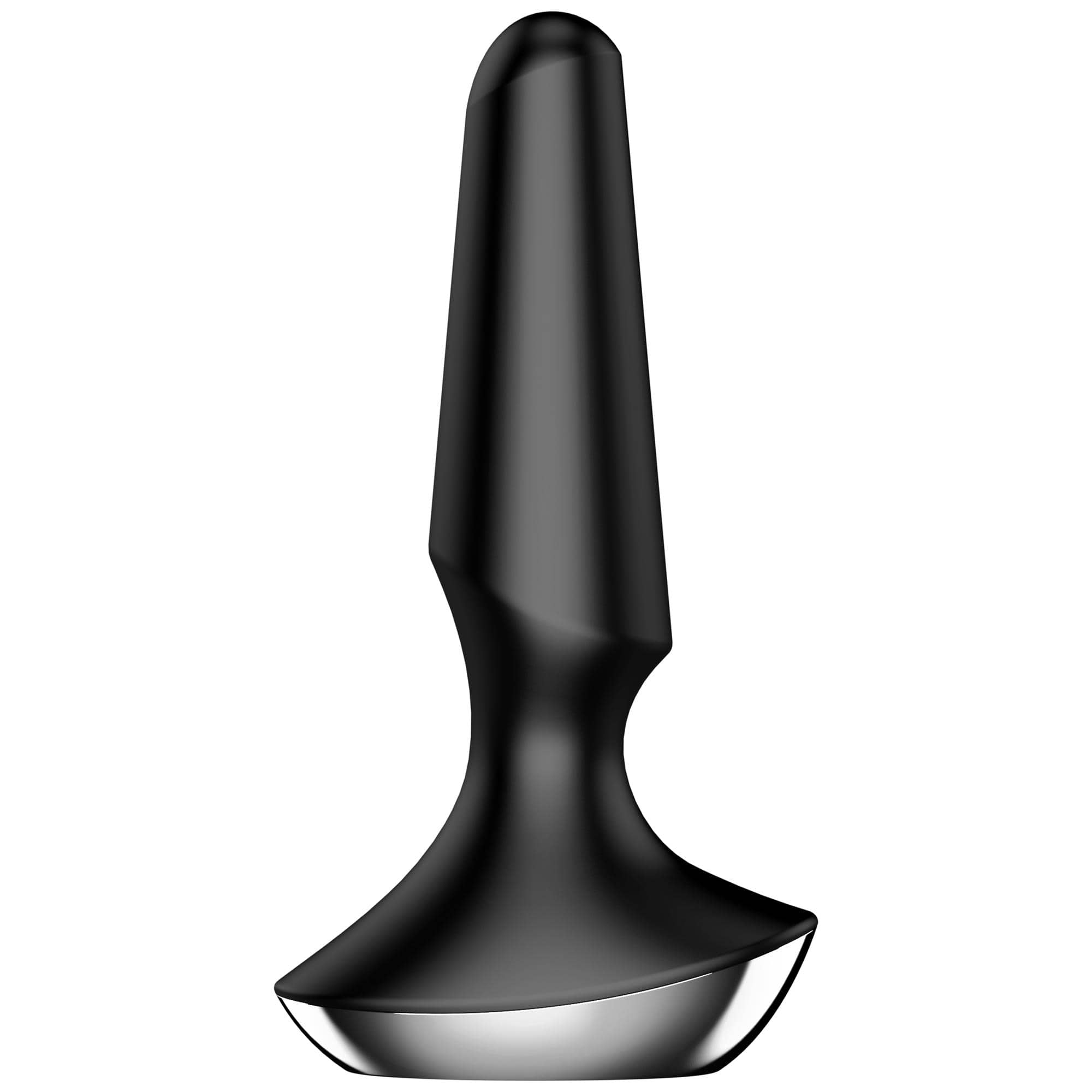 Satisfyer Plug-ilicious 2 Black | Buttplug med vibrator | Intimast