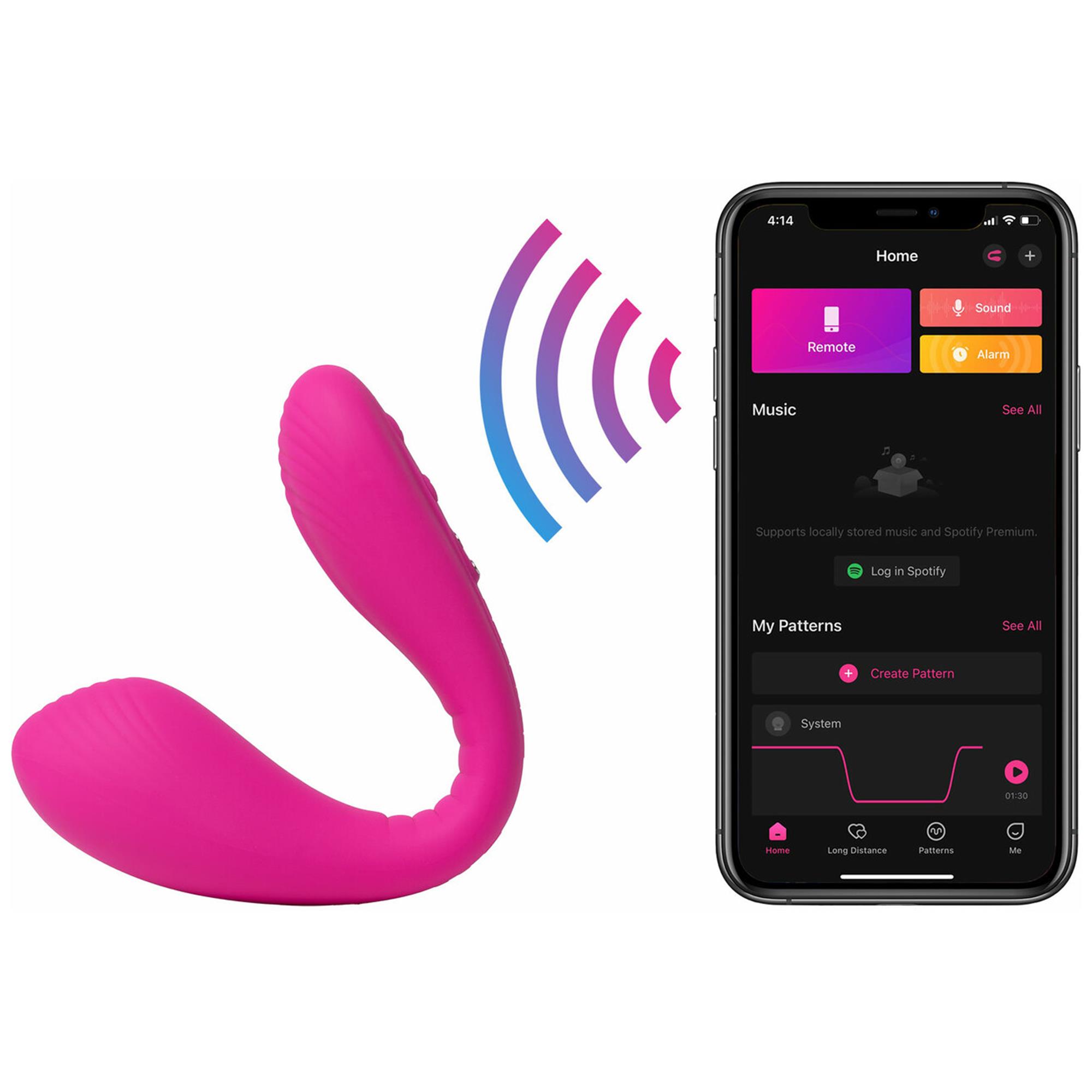 Lovense Dolce Dual Vibrator | Parvibrator med app | Intimast