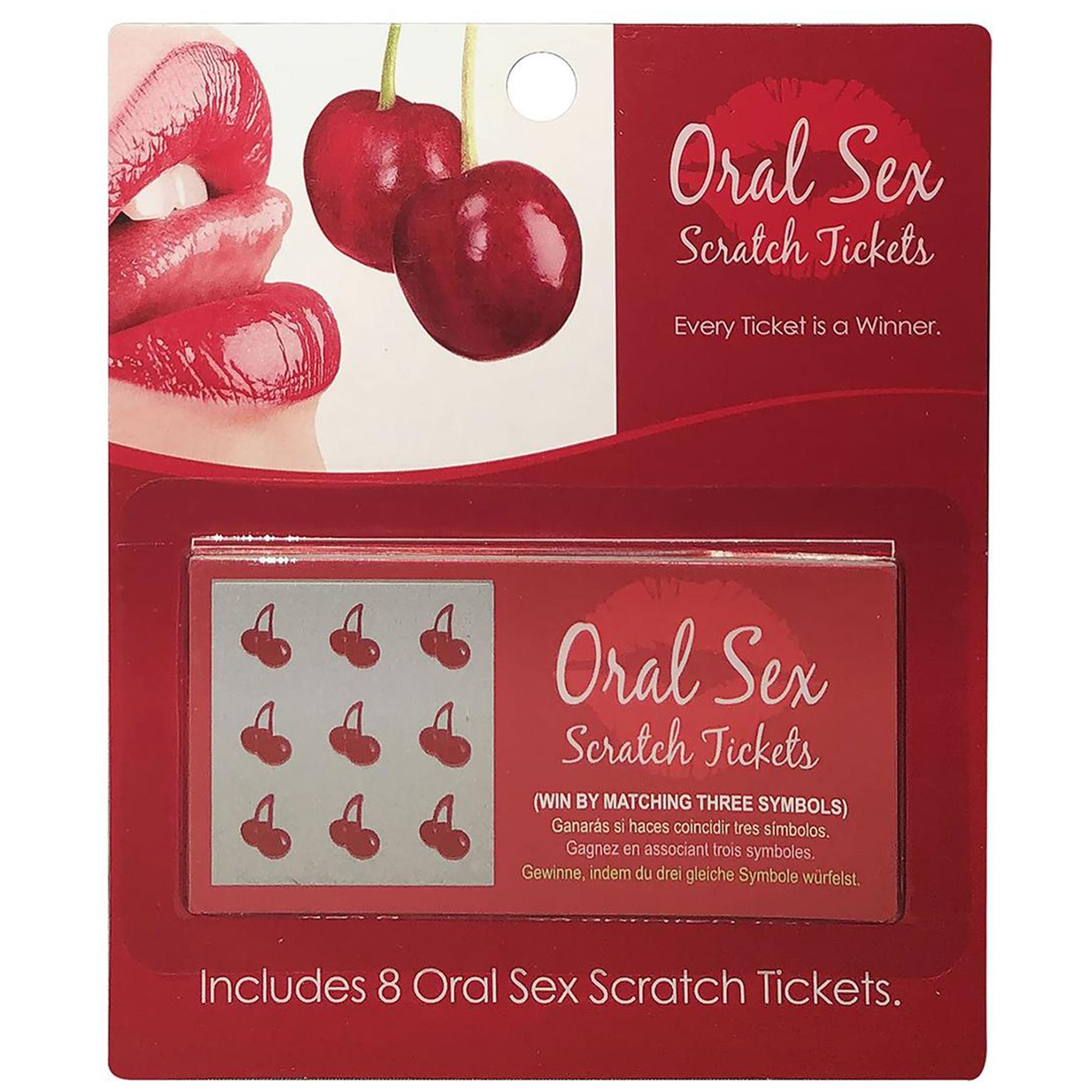 Oral Sex Scratch Tickets | Sexspel | Intimast