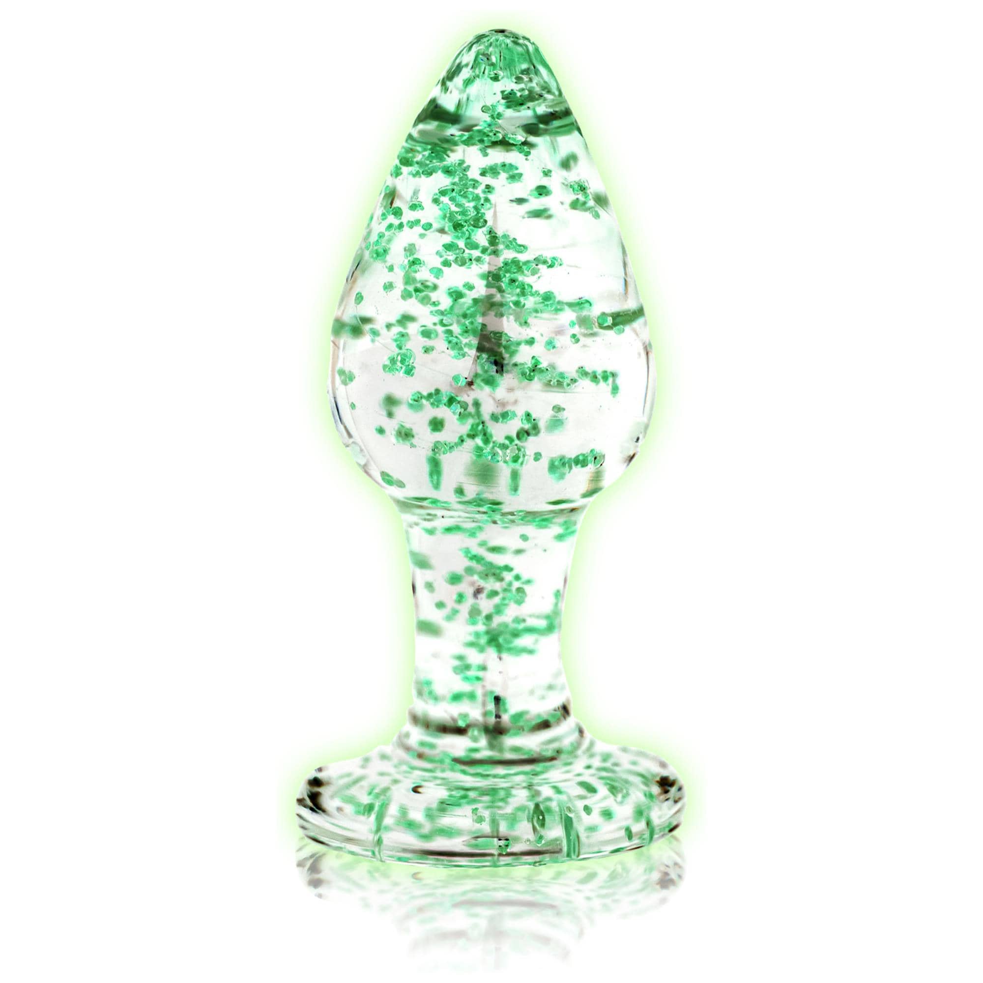 Glass Butt Plug Glow in the Dark (S) | Buttplug | Intimast