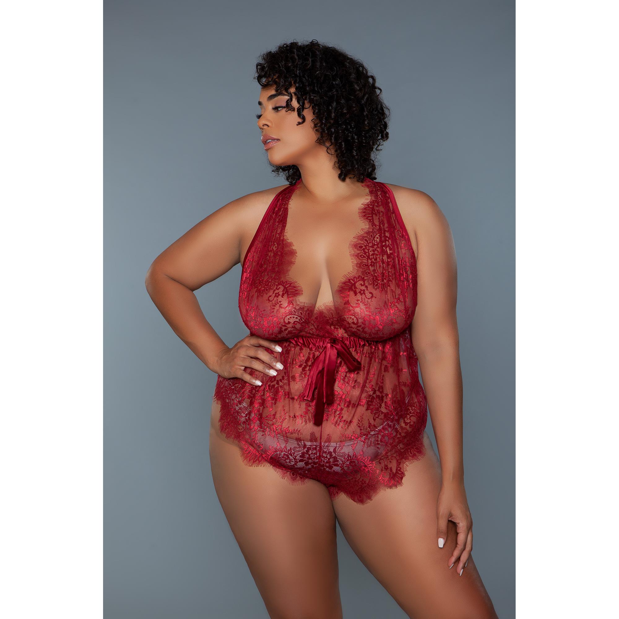 BeWicked Nancy Teddy Rust XL | Sexig Teddy | Intimast