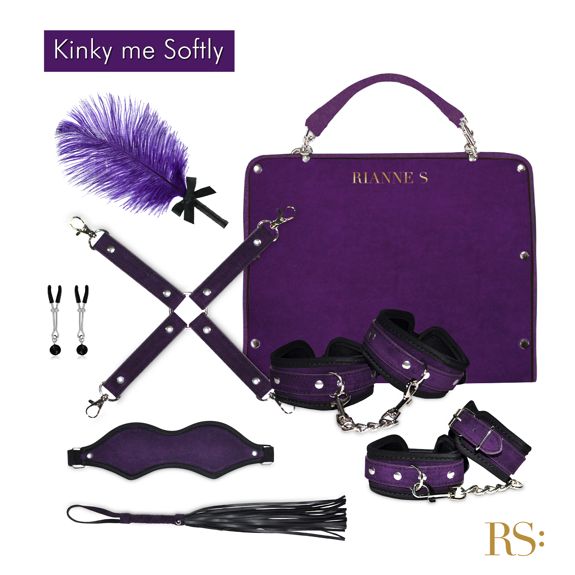 Rianne S Soiree Kinky Me Softly Purple | Sexiga sets | Intimast