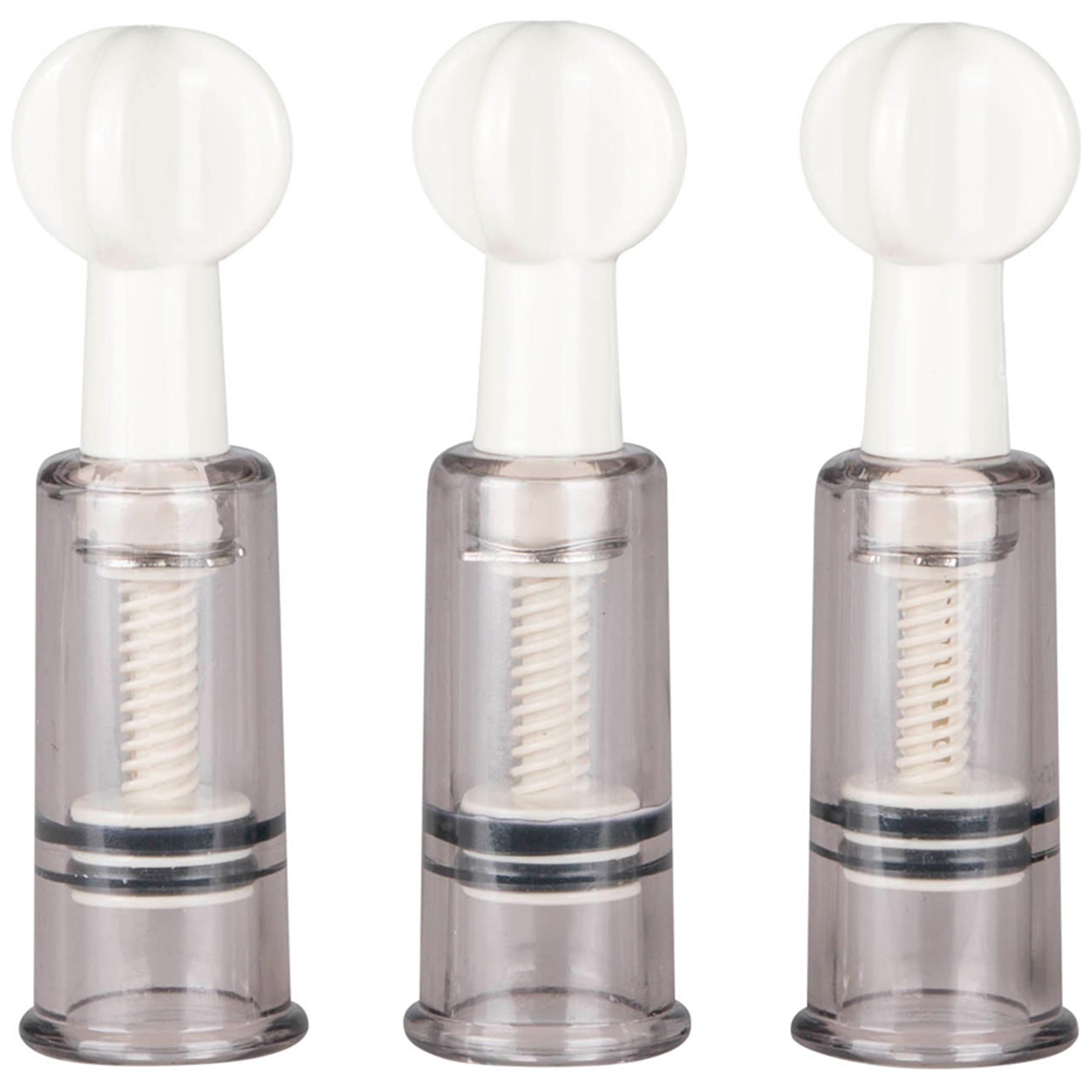 Nipple & Clit Suckers 3pcs | Klitorispump | Intimast