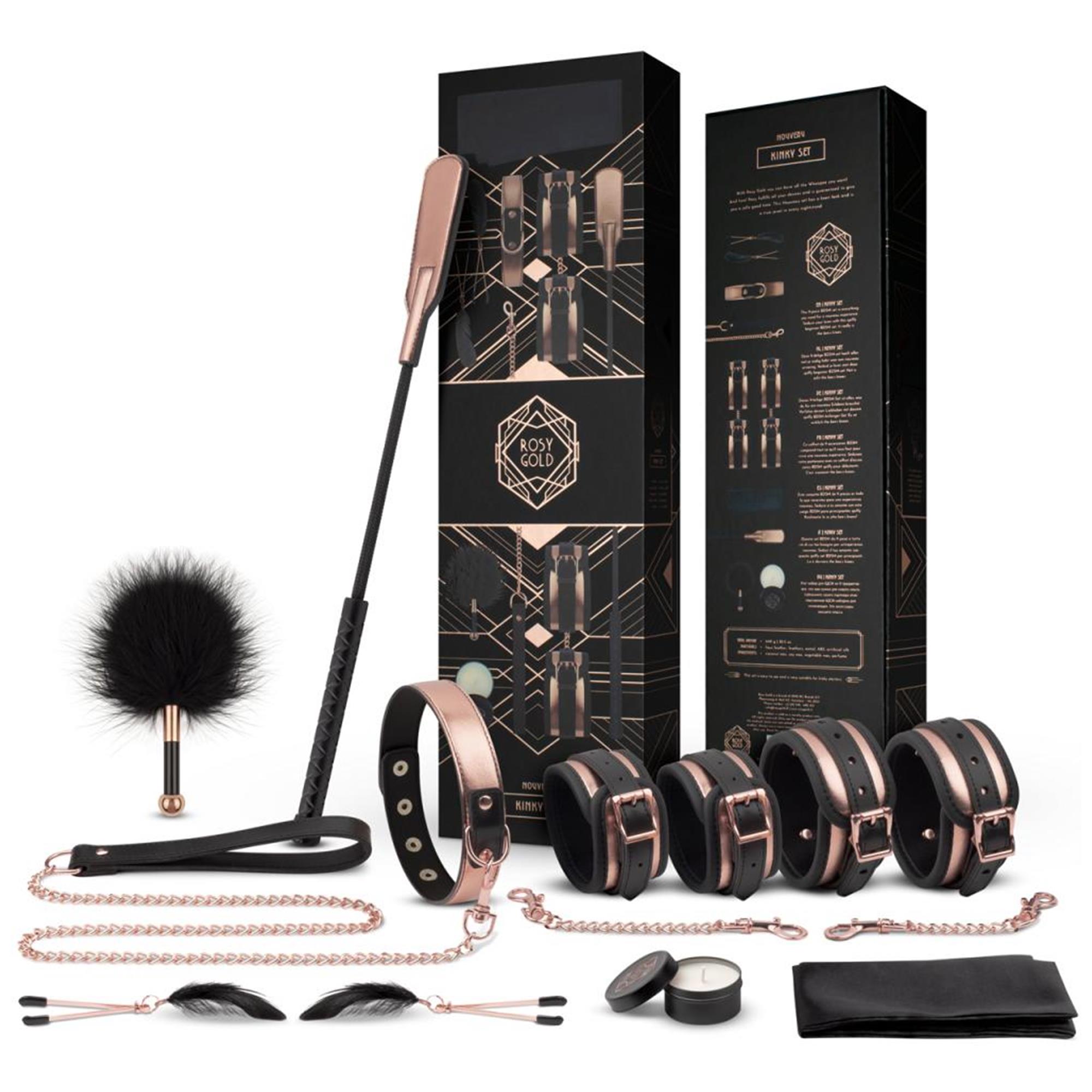  Rosy Gold Nouveau BDSM set