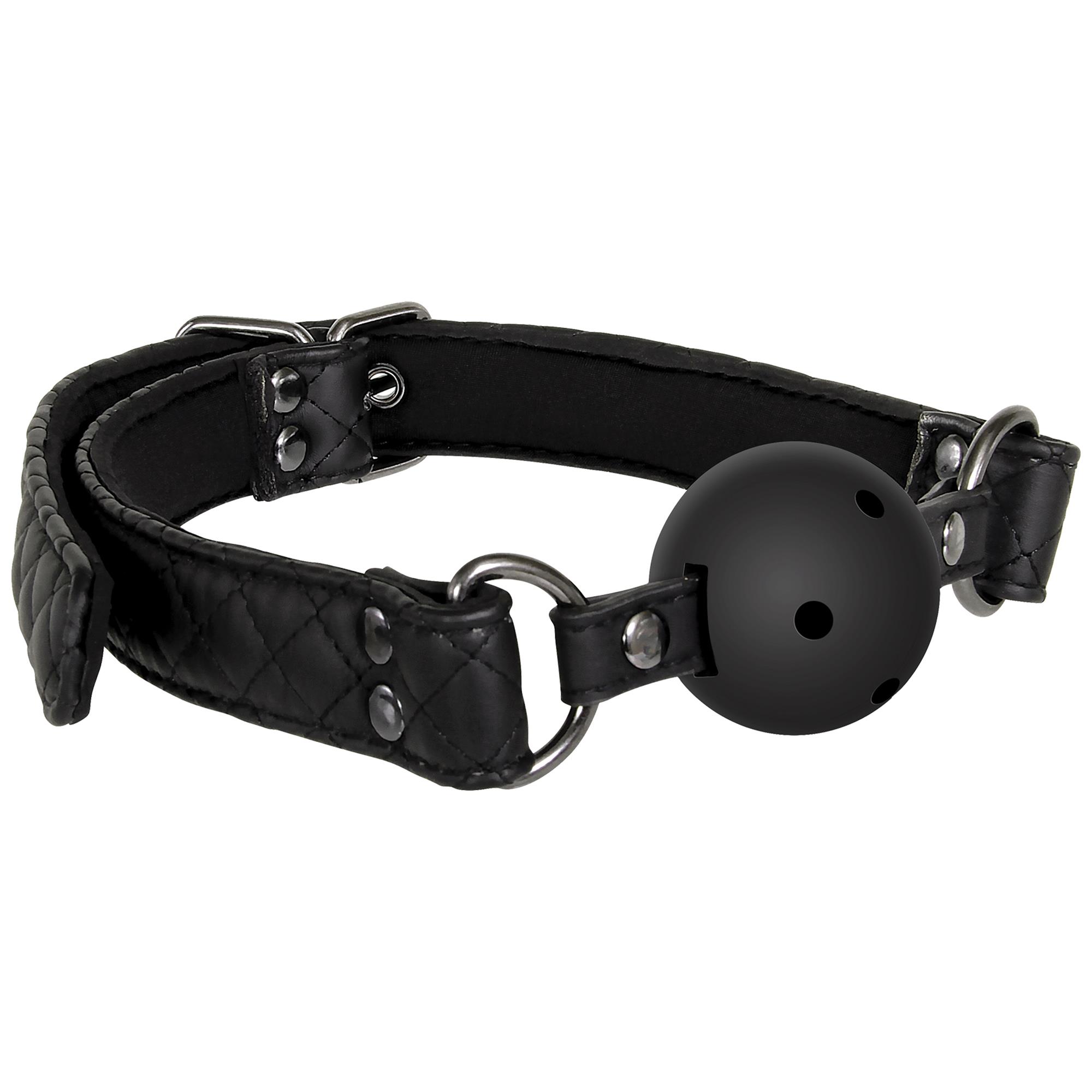 Blaze Ball Gag Diamond Black | Gagball | Intimast